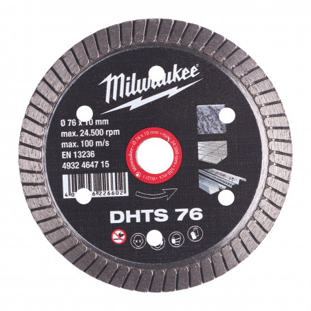 DISQUE DIAMAND DHTS 76 - 1 PC