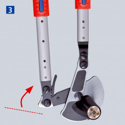 COUPE-CABLE POIGN. TELESCOP. 570MM Ø38MM