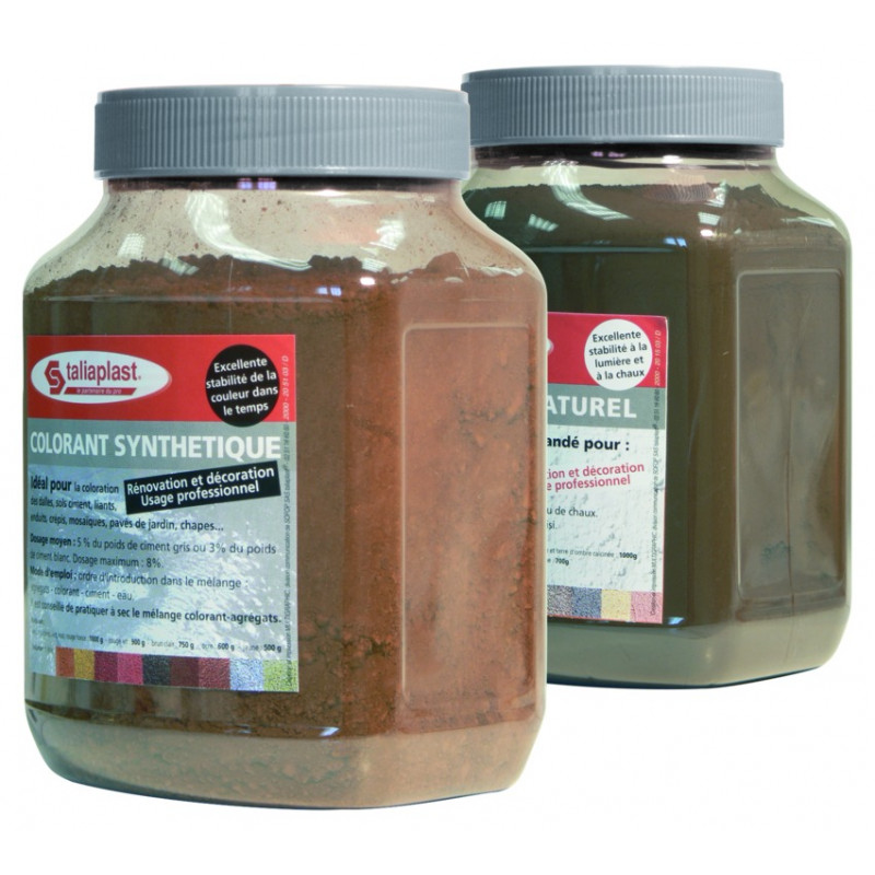 COLORANT SYNTHETIQUE CIMENT OCRE 600G