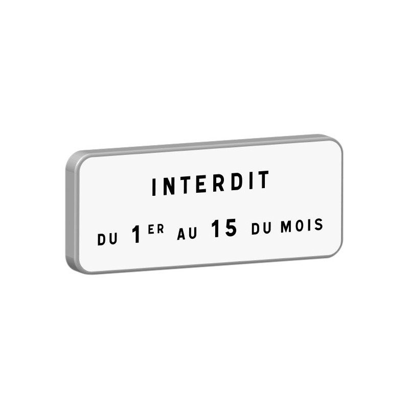 M6b1-500X150-Classe 1-Interdit du 1er au 15 du mois