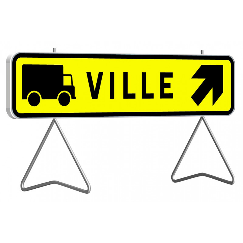 KD43d 1300X300 T1 DEVIATION VERS "VILLE" A DROITE (PL)