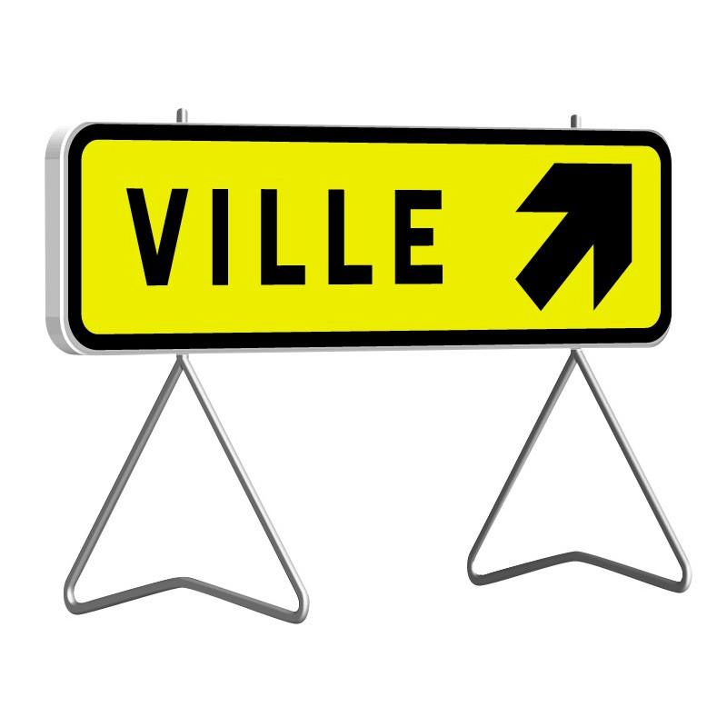 KD43c 1300X300 C2 DEVIATION VERS "VILLE" A DROITE