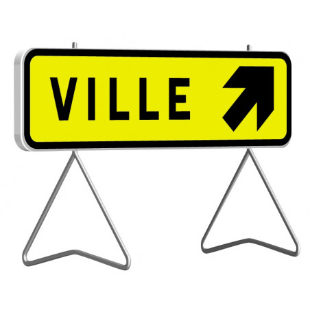 KD43c 1300X300 C2 DEVIATION VERS "VILLE" A DROITE