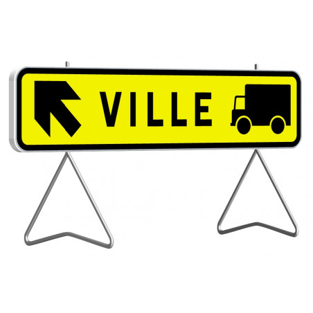 KD43d 1300X300 C2 DEVIATION VERS "VILLE" A GAUCHE (PL)