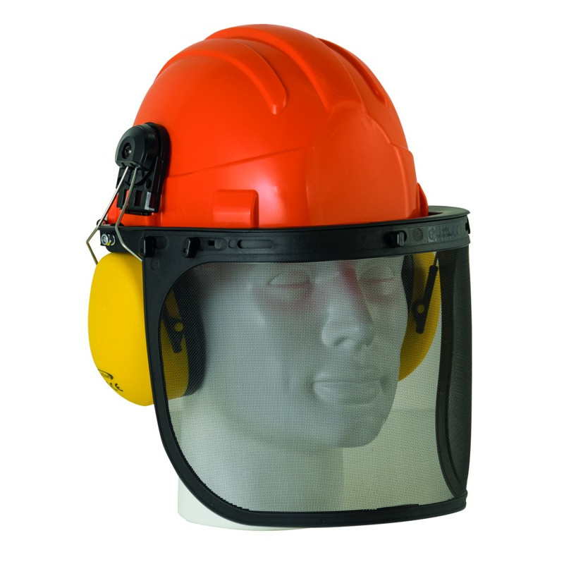 CASQUE FORESTIER "OPALE" ORANGE