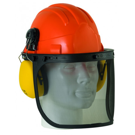 CASQUE FORESTIER "OPALE" ORANGE