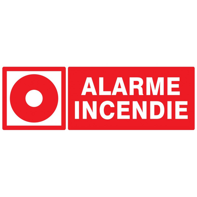 ALARME INCENDIE 200x52mm