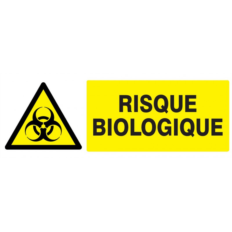 DANGER, RISQUE BIOLOGIQUE 200x52mm