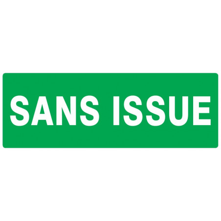 SANS ISSUE (SECOURS) 200x52mm