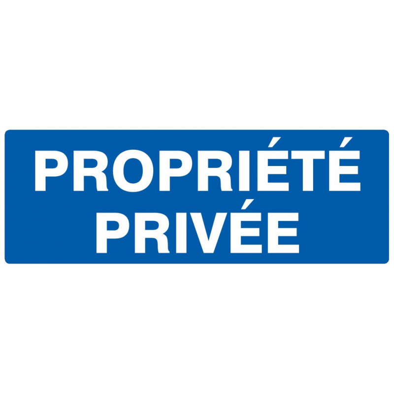 PROPRIETE PRIVEE 200x52mm