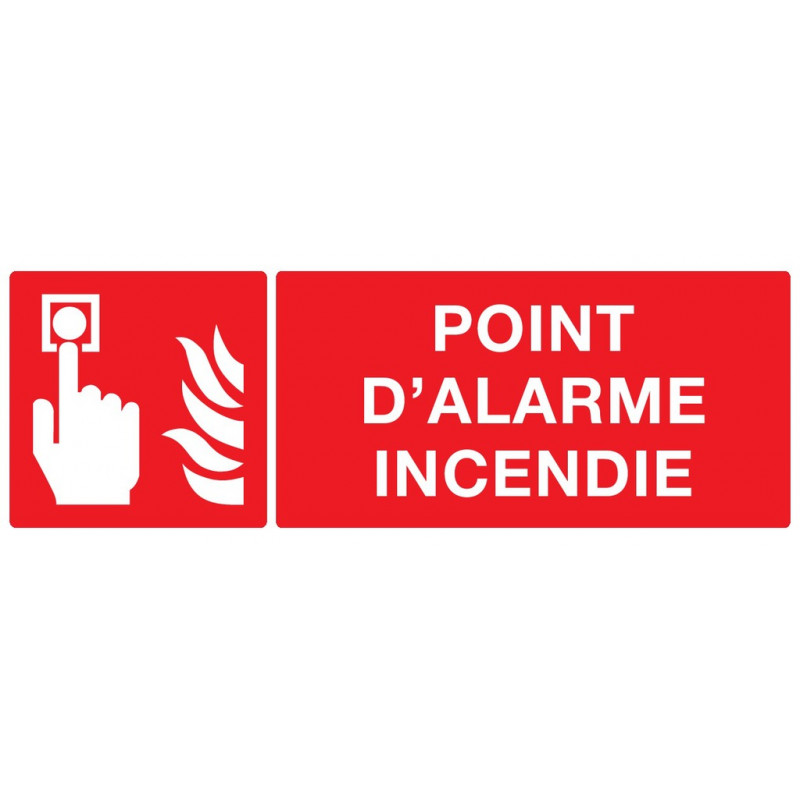 POINT D'ALARME INCENDIE 330x200mm