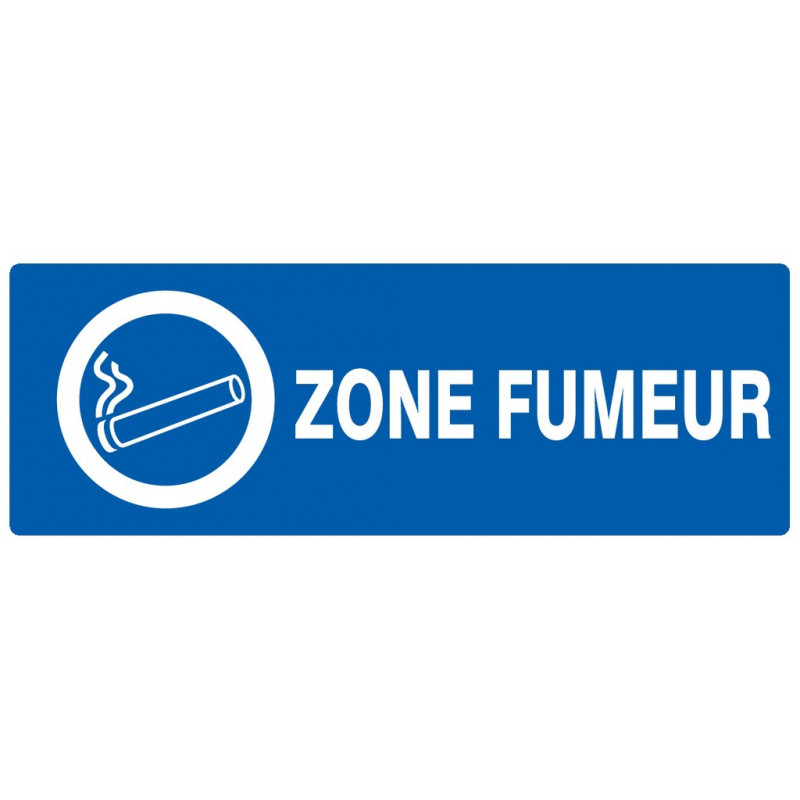 ZONE FUMEUR 330x200mm