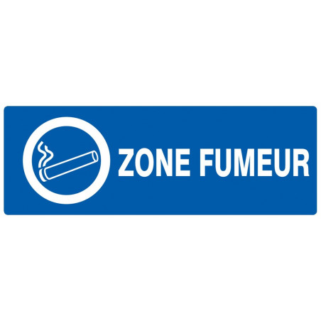 ZONE FUMEUR 330x200mm