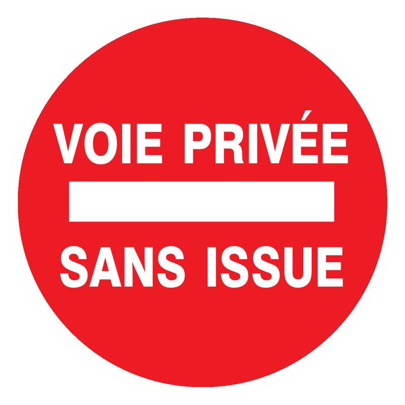 VOIE PRIVEE SANS ISSUE D.300mm