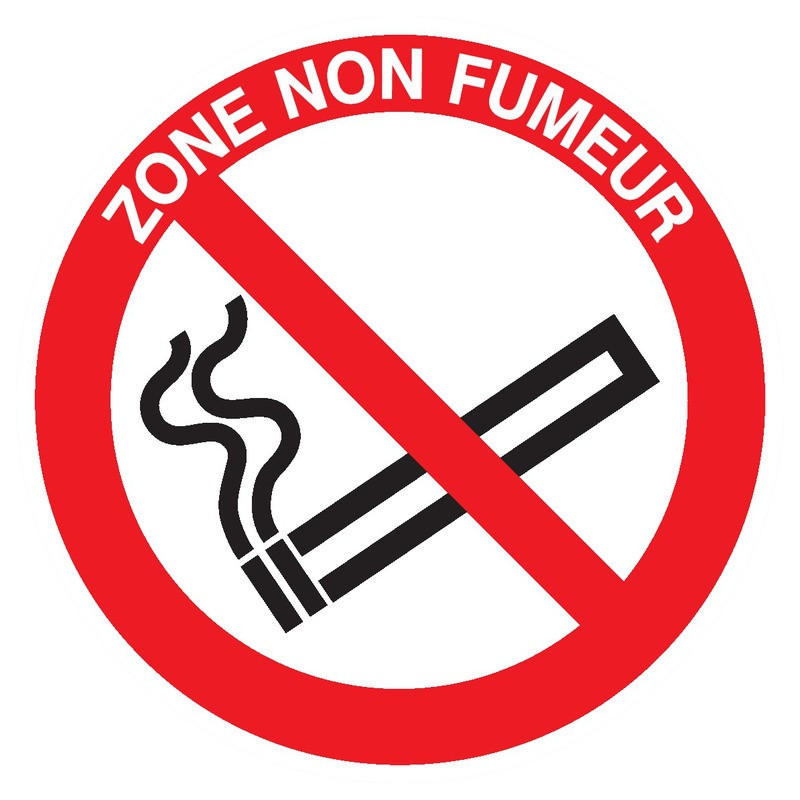 ZONE NON FUMEUR D.300mm