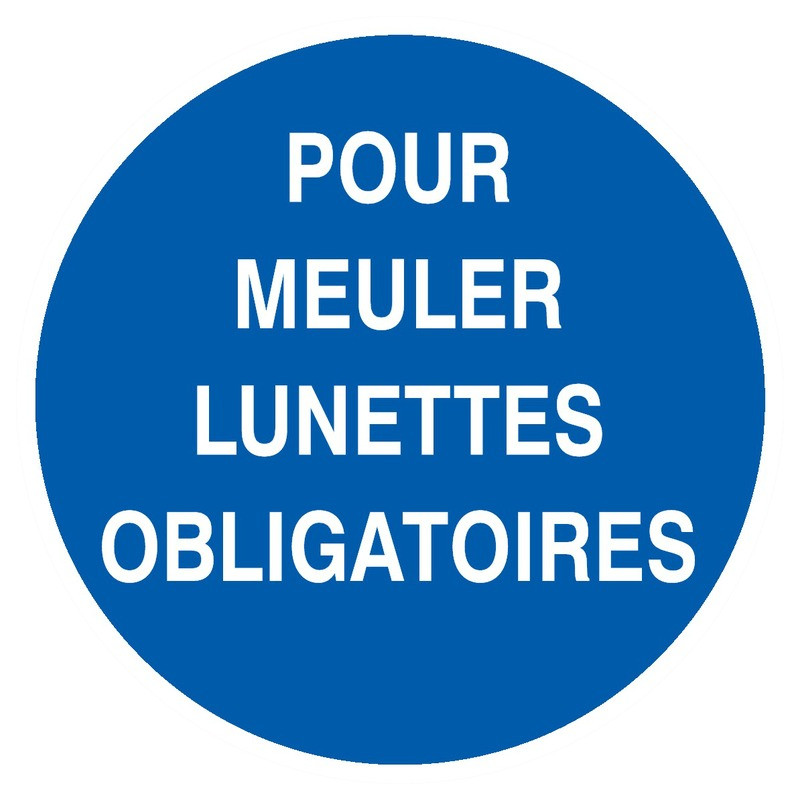 POUR MEULER LUNETTES OBLIGATOIRES D.300mm