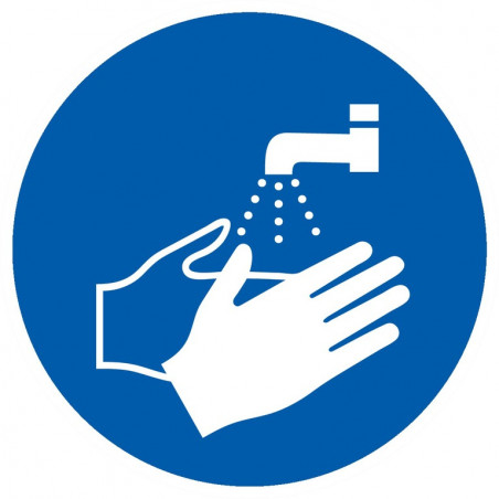 LAVAGE DES MAINS OBLIGATOIRE D.300mm