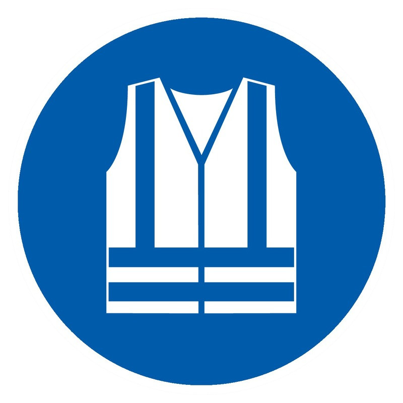 GILET DE SECURITE HAUTE VISIBILITE OBLIGAT. D.300mm