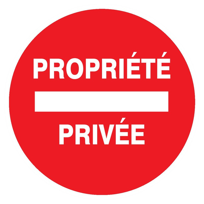 PROPRIETE PRIVEE D.420mm