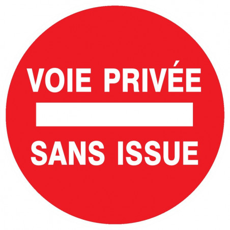 VOIE PRIVEE SANS ISSUE D.420mm