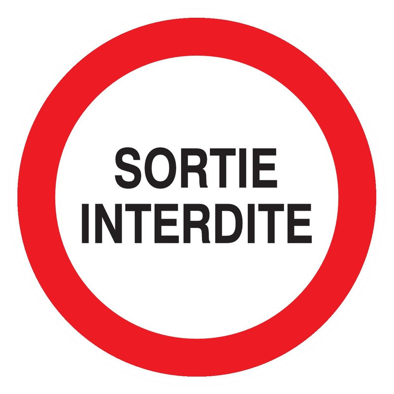 SORTIE INTERDITE D.80mm