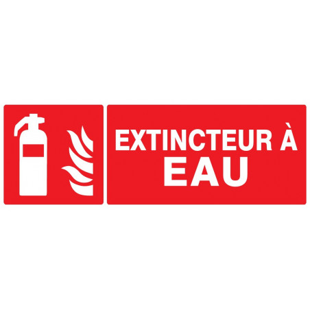 EXTINCTEUR A EAU 330x75mm