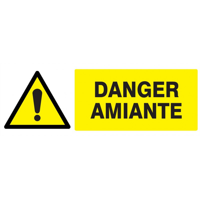 DANGER AMIANTE 330x75mm