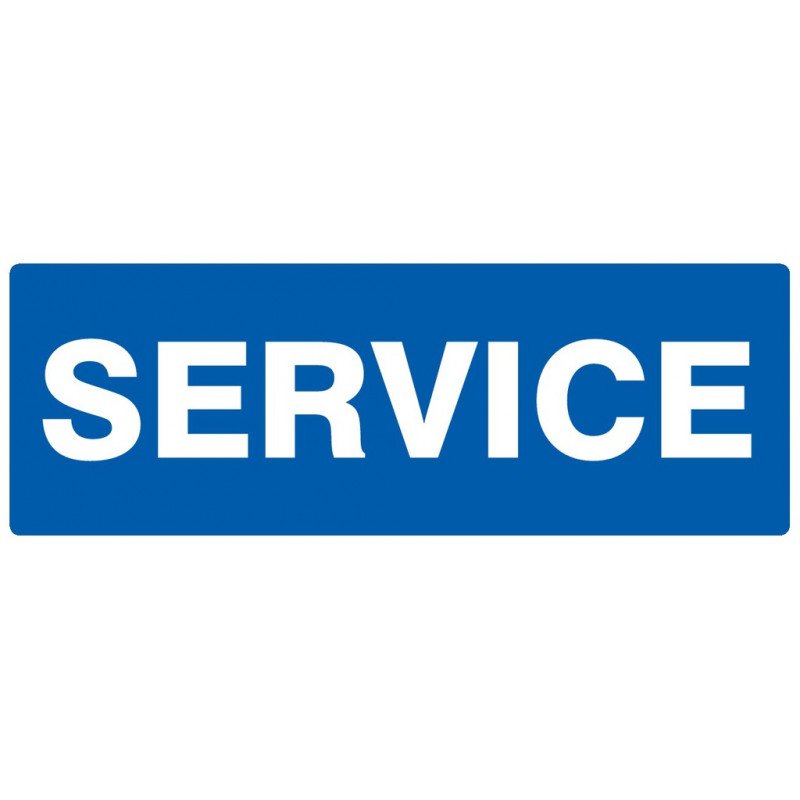 SERVICE 330x75mm