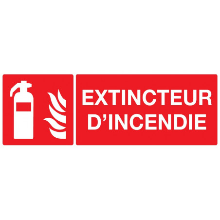 EXTINCTEUR D'INCENDIE 330x120mm