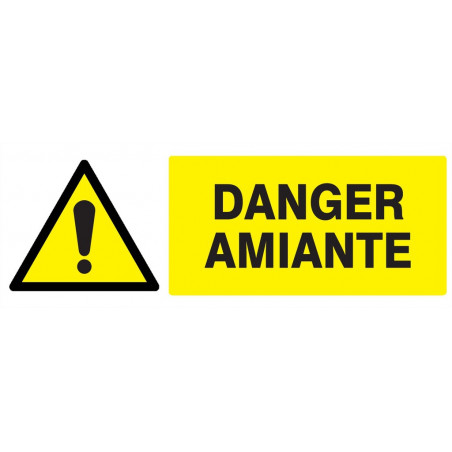 DANGER AMIANTE 330x120mm