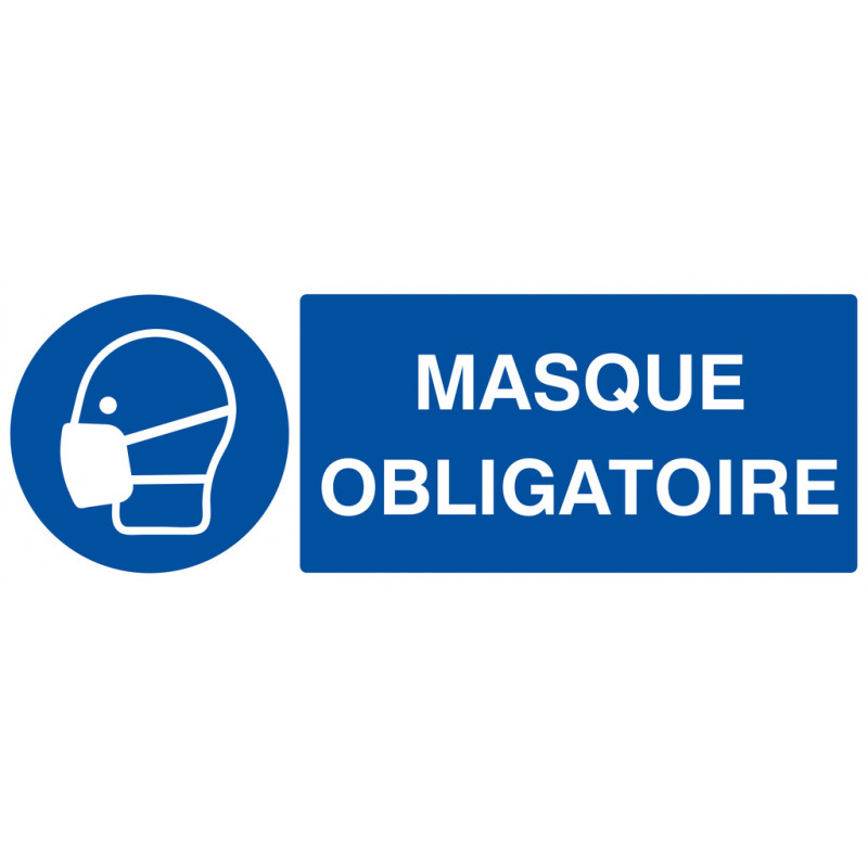 MASQUE OBLIGATOIRE 330x120mm