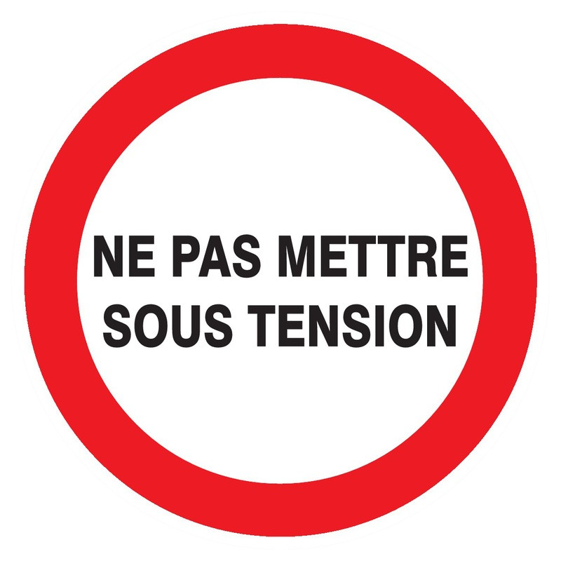 NE PAS METTRE SOUS TENSION D.180mm