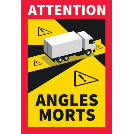 ANGLES MORTS CAMION 250X170MM ADHESIF(SACHET 10 PIECES)