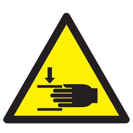 DANGER, ECRASEMENT DES MAINS 300x300x300mm