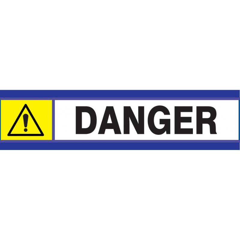 DANGER D-SIGN 180x45mm