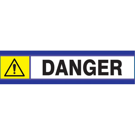 DANGER D-SIGN 180x45mm