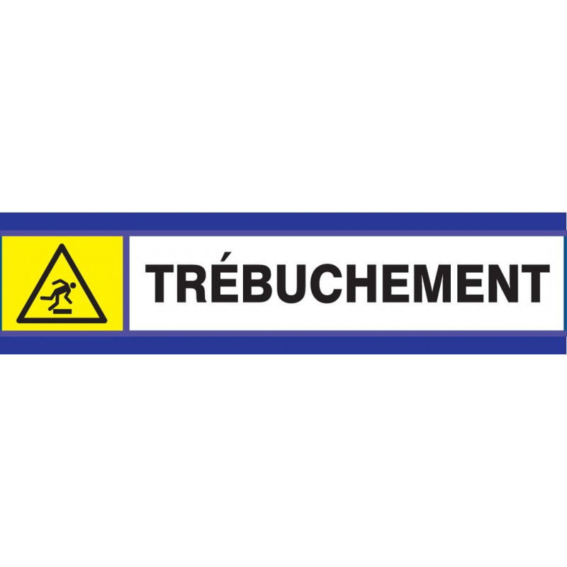 DANGER RISQUE DE TREBUCHEMENT D-SIGN 180x45mm