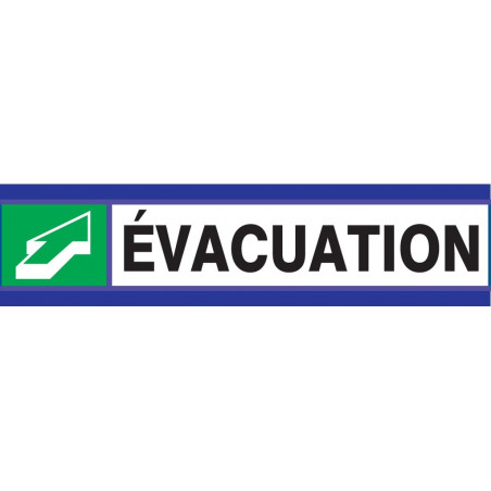 EVACUATION D-SIGN 180x45mm