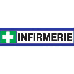 INFIRMERIE D-SIGN 180x45mm