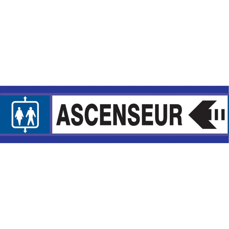 ASCENSEUR FLECHE A GAUCHE D-SIGN 180x45mm