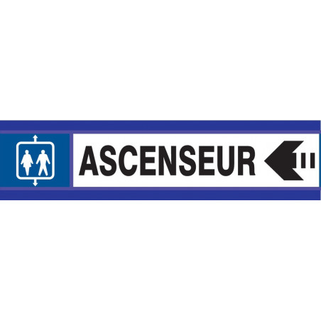 ASCENSEUR FLECHE A GAUCHE D-SIGN 180x45mm