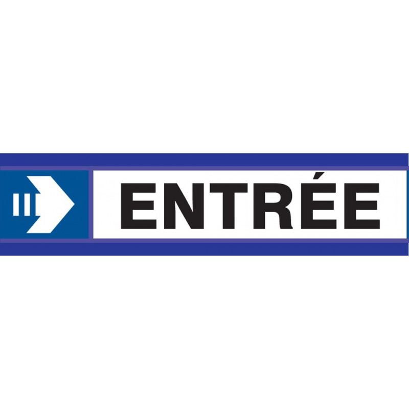 ENTREE FLECHE A DROITE D-SIGN 180x45mm