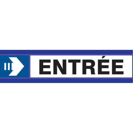 ENTREE FLECHE A DROITE D-SIGN 180x45mm