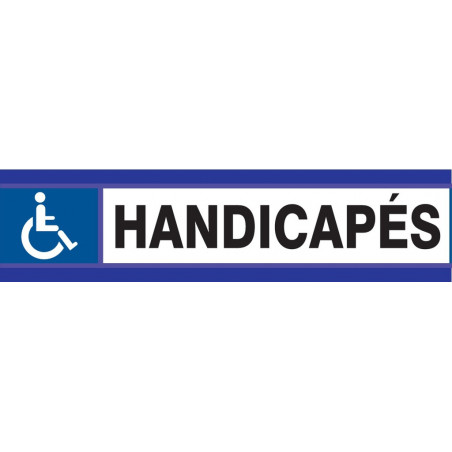 HANDICAPES D-SIGN 180x45mm