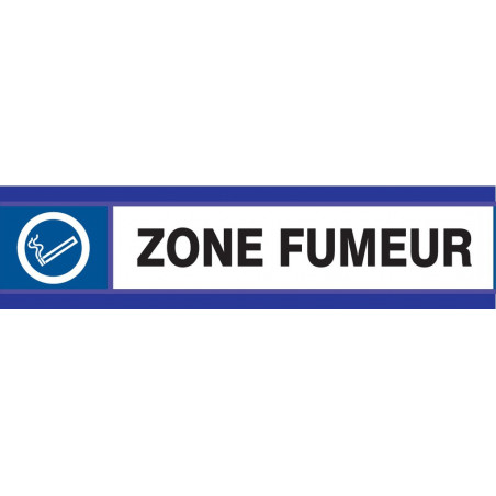 ZONE FUMEURS D-SIGN 180x45mm