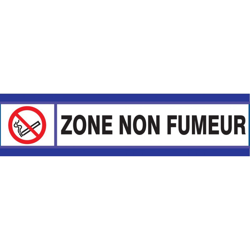 ZONE NON FUMEURS D-SIGN 180x45mm