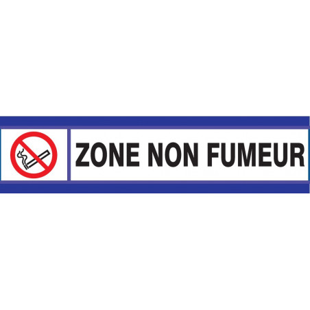 ZONE NON FUMEURS D-SIGN 180x45mm