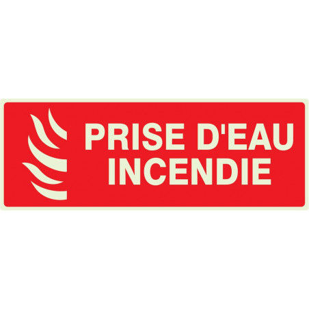 PRISE D'EAU INCENDIE LUMINESCENT 330x200mm