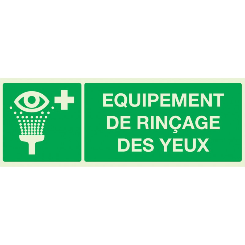 EQUIPEMENT DE RINCAGE DES YEUX LUMINESCENT 330x200mm