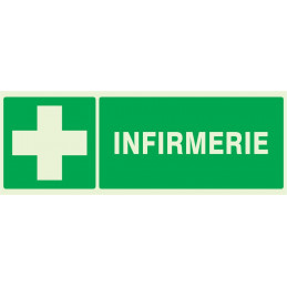 INFIRMERIE LUMINESCENT 330x120mm